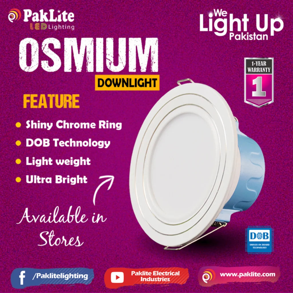 7WATT OSMONIUM LED LIGHT-1 YEAR WARRANTY