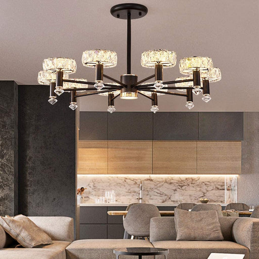 Chandelier New Crystal Chandelier Modern Chandeliers Living Room Pendant Light Creative Ceiling Light Bedroom Mount Ceiling Light Chandeliers