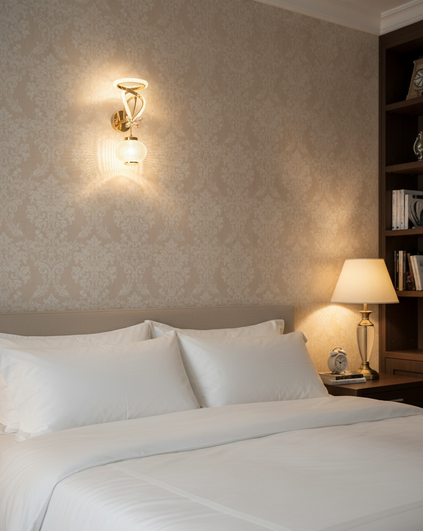 Luxury Gold Wall Lamp