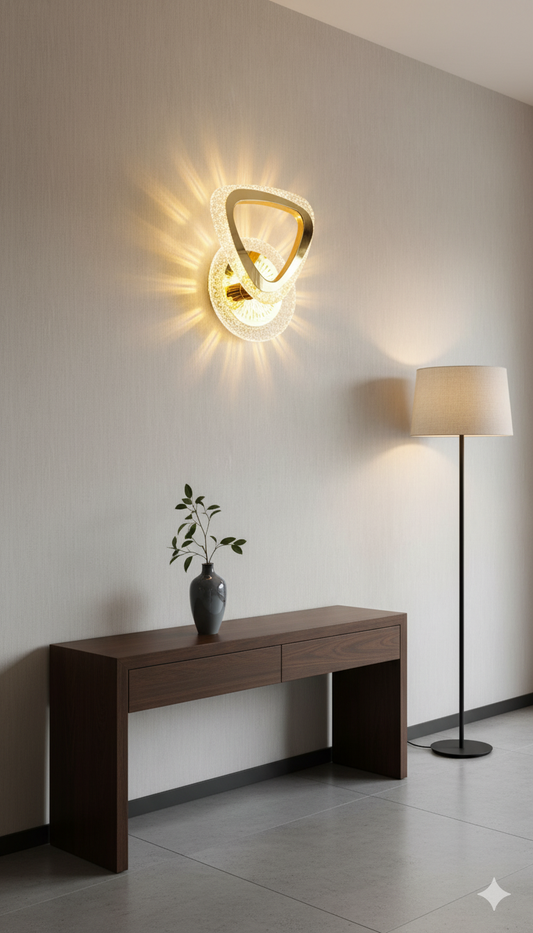 ELEGANT WALL LIGHT 3 SHADES