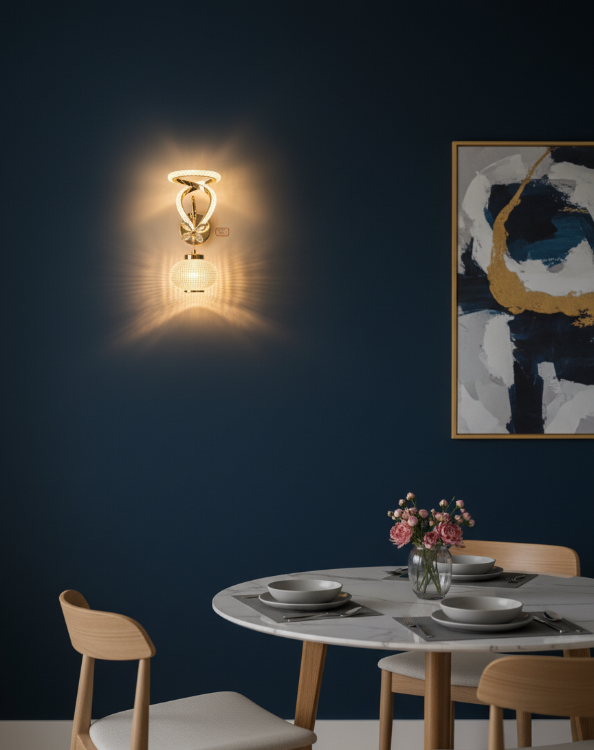 Luxury Gold Wall Lamp