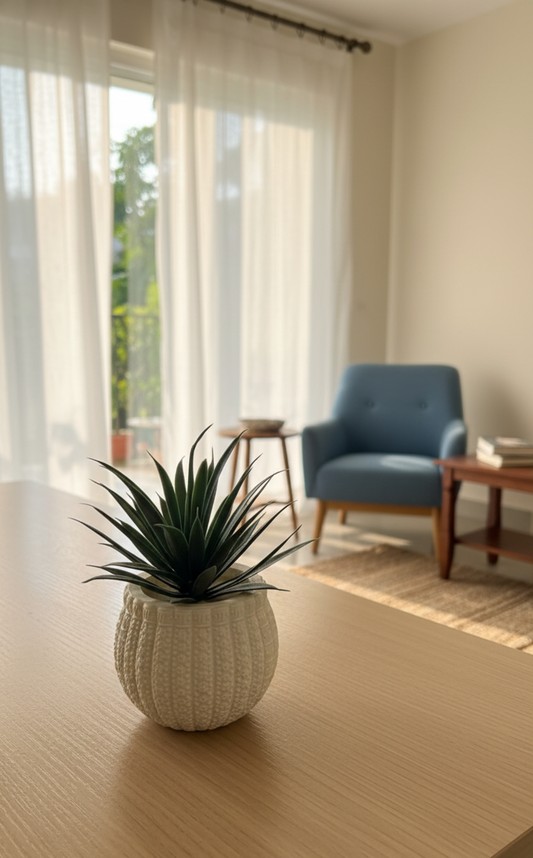 Succulent plant decoration peice