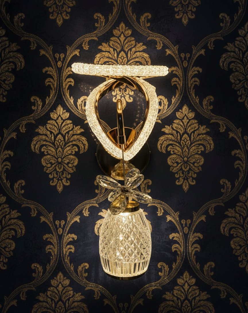 Modern Luxury Crystal Wall Sconce