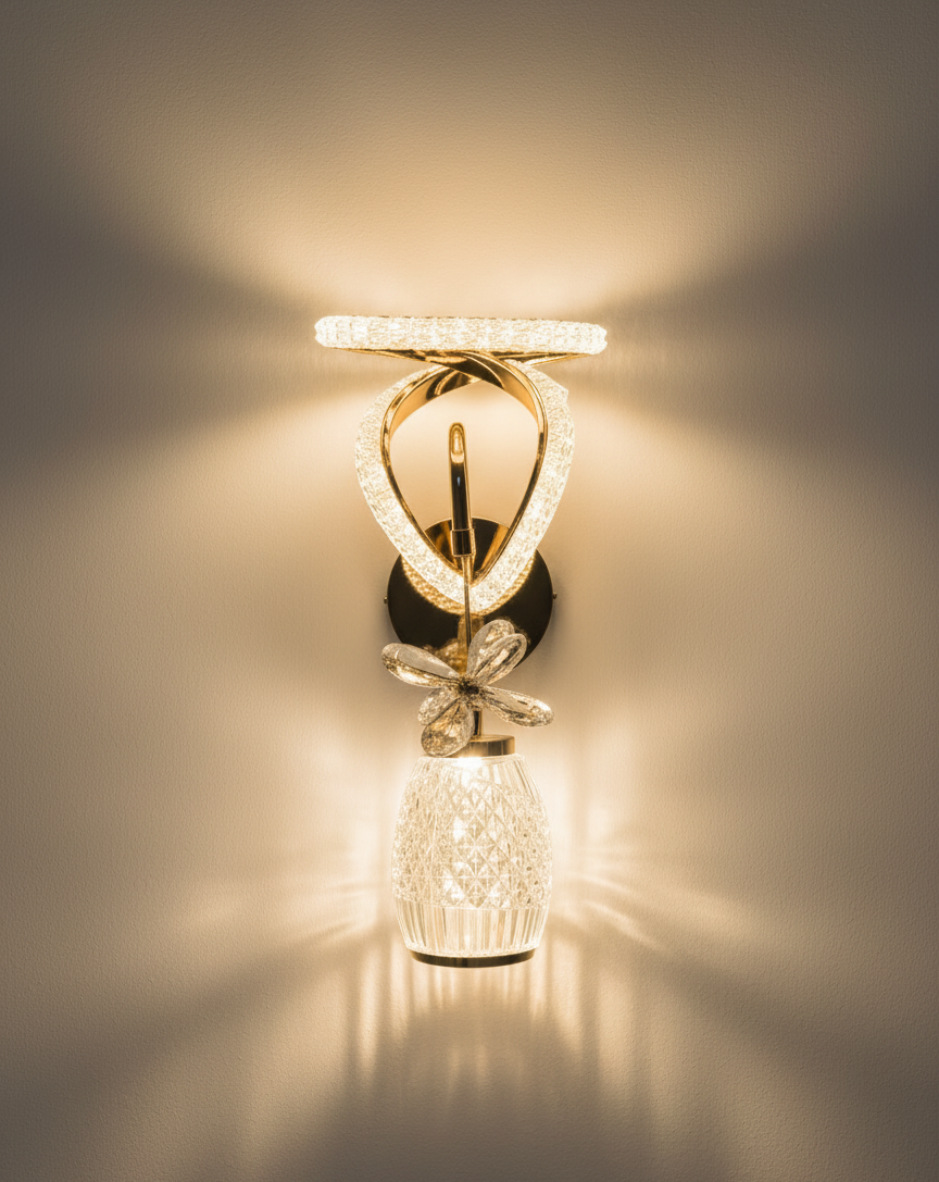 Modern Luxury Crystal Wall Sconce