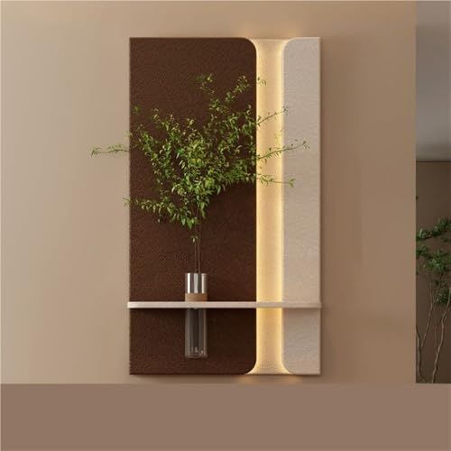 Modern Abstract Wall Decor with Integrated Lighting