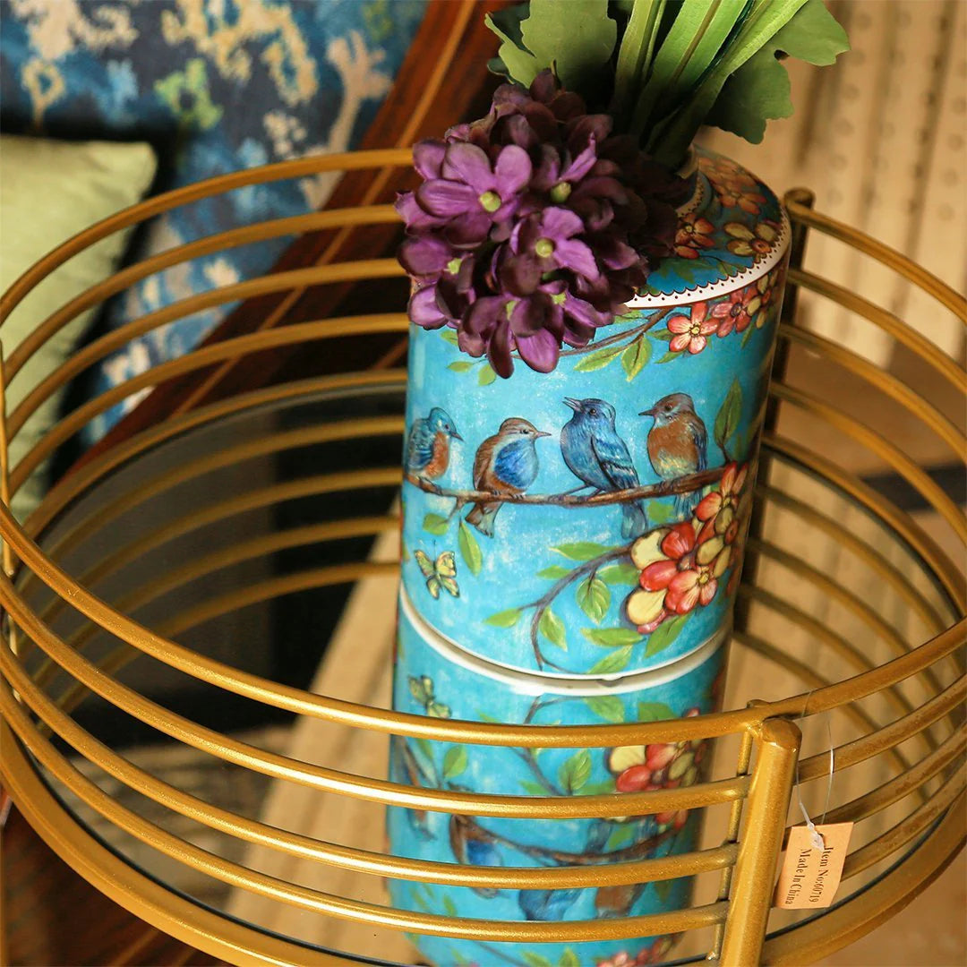 Two Tier Gold Round Side Table | Home Décor