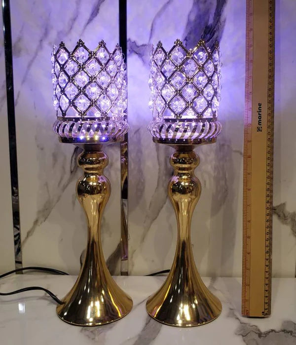 Pearls Design Metal Lamp Large