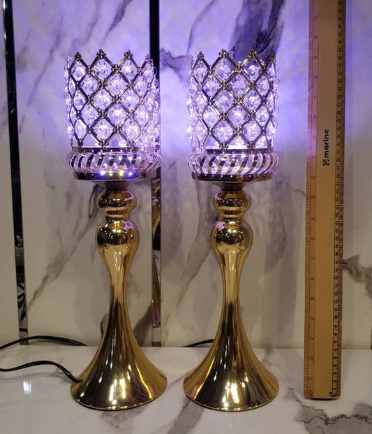 Pearls Design Metal Lamp Large